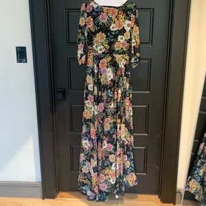 Yumi Kim floral maxi dress, size small